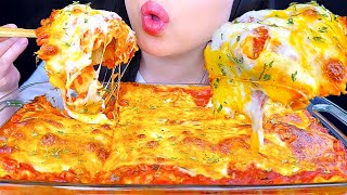 ASMR CHEESY LASAGNA SO YUMMY EATING SOUNDS ASMR Phan [upl. by Cordell]