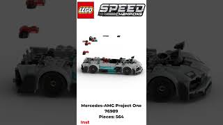 Building the LEGO Speed Champions Mercedes AMG Project One LEGO SpeedChampions mercedes [upl. by Alekram]