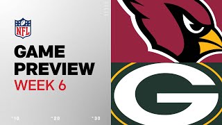 Arizona Cardinals vs Green Bay Packers  2024 Week 6 Game Preview [upl. by Tressa]