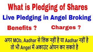 What is pledging and unpledging of shares in Angel broking  How to create pledge in angel broking [upl. by Eadrahs]