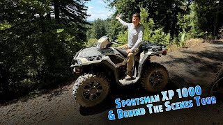 We Ride A Polaris Sportsman XP 1000 Around The Forest In This quotBehind The Scenes Tourquot [upl. by Duggan]