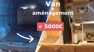 Fabriquer un fourgon aménagé pour 5000€ Renault Master L2H2 [upl. by Eilesor]