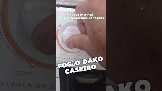 Válvula de segurança Dako Fogão caseiro shorts dicas [upl. by Animrelliug]