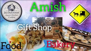 Amish Kitchen Cooking  Bakery  Gift Shop  Der Dutchman  Chopped Steak AmishFood [upl. by Morrie]