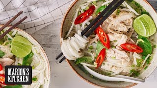 Vietnamese Chicken Pho  Marions Kitchen [upl. by Rosetta]