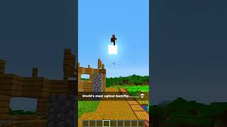 Villagers 119 quotBad Backflipquot minecraftjokes noobvsprominecraft minecraftmemes viral viralvideo [upl. by Adiari]