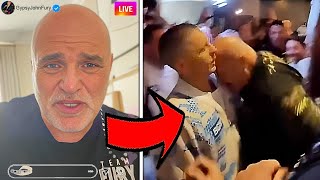 John Fury Official APOLOGY After Usyk ALTERCATION [upl. by Ycat]