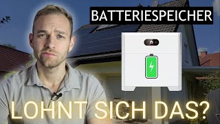 PVBatteriespeicher Notwendig für deine Photovoltaikanlage [upl. by Nylloh]