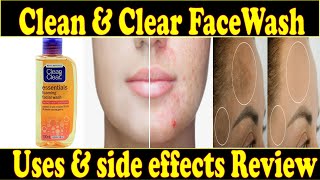 Clean amp Clear Face Wash Review😢  Uses amp Side Effects  Honest Review  Ayeshaa Naeem❤ [upl. by Kilby]