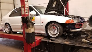 B20 with emusa turbo kit dyno tune from start to finish big power or big fail [upl. by Korella777]