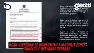 KGjK vlerëson së konsumimi i alkoolit është shkelje e detyrave zyrtare [upl. by Lakym]