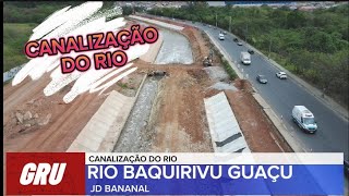 RIO BAQUIRIVU GUAÇU CANALIZAÇÃO tiktok instagram noticias fimimini3 dji canalização [upl. by Wein]