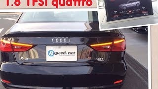 Audi A3 Sedan 18 TFSI quattroに試乗してきたよ（アウディ セダン クアトロ）Part1 [upl. by Ragas]