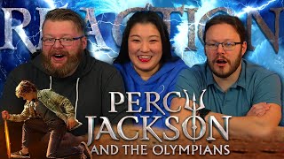 Percy Jackson and The Olympians Official Trailer REACTION [upl. by Koralie]