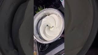 Chantilly mascarpone au Thermomix Tm6  pour charlotte fraise [upl. by Fanning810]