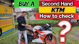 Second hand KTM RC kaise buy kare check kare price kya hai [upl. by Burch]