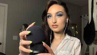 ASMR  Fast amp Aggressive Mic Scratching Pumping Swirling   foam cover [upl. by Suriaj]