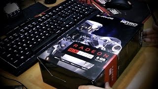 Sapphire RX470 Nitro 8gb  Unboxing PT [upl. by Ignatia707]