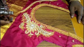 Embroidery and aari work blouse measurement [upl. by Skrap739]