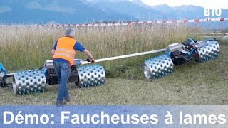 Démo Faucheuses Rapid Aebi Enorossi Gaspardo Brielmaier Wepfer Juin 2015 [upl. by Batory]