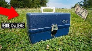 LOADED 10 Saltwater Tackle Box from Flea Market Fishing Challenge [upl. by Ajit510]