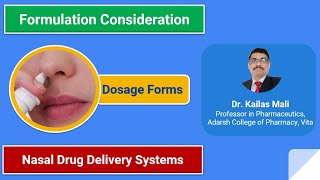 Nasal Drug Delivery Systems ll Nasal Dosage Forms ll NDDS ll Part VI [upl. by Latham]