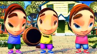 BULGE HEAD  Aramsamsam song Ram sam sam nursery song  Nursery rhymes for kids  v600002 [upl. by Leigha]