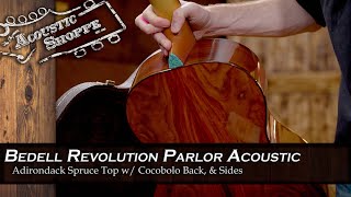 Bedell Revolution Parlor Acoustic Guitar Review [upl. by Nailluj]