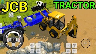 TRACTOR Vs JCB OFFROAD GAMES VIDEO [upl. by Wallinga]