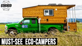 10 Best Campers with Natural Wood Exteriors and EcoFriendly Interiors [upl. by Adnohsirk754]