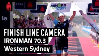 2024 IRONMAN 703 Western Sydney  Finish Line Camera [upl. by Scholz]