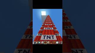 Minecraft TNT Eiffel Tower minecraft shorts [upl. by Huxham]