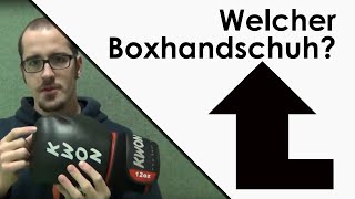 Welcher Boxhandschuh für Kampfsport [upl. by Tedder]