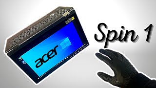 Acer Spin 1 Unboxing  SP11134NP9C9 Convertible Laptop [upl. by Kehr855]