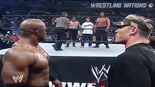 Bobby Lashley and John Cena vs Khali Shane McMahon and Umaga [upl. by Kenimod625]