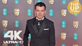 Asa Butterfield at Baftas Arrival red carpet photocall [upl. by Benji429]