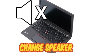 thinkpad Lenovo x250 speaker changedhusband fixed [upl. by Ellenij]