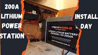 Jayco Lithium Upgrade  ITECH 200 and DCDC 40 Install  ITECHWORLD [upl. by Steen]