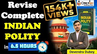 Revise Complete Indian Polity in 65 Hours  UPSC Indian Polity  UPSC 202223  By Devendra Sir [upl. by Barb570]