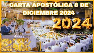 AUDIO DOMINICAL 8 DE DICIEMBRE  10 AÑOS DEL MINISTERIO APOSTÓLICO  CARTA APOSTÓLICA 2024 [upl. by Sansen111]