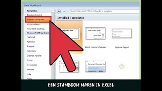 Een stamboom maken in Excel [upl. by Alliw]