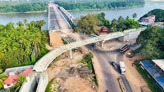 മലപ്പുറത്ത് ROB നിർമ്മാണം വൈകില്ല Bow String Girder നിർമ്മാണം കഴിഞ്ഞു nh 66 work Kerala [upl. by Aettam]