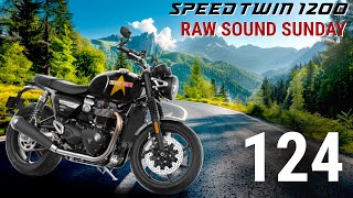 Triumph Speed Twin 1200  Raw Sound Sunday 124 [upl. by Assilat360]