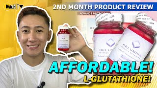 Relumins Reduced LGlutathione Product Review  2 months of taking  Dan TV [upl. by Hock]