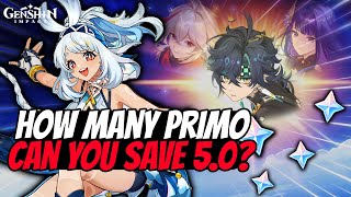 How Many Primogems Can You Save In Patch 50  Genshin Impact [upl. by Lawley]