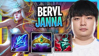 LEARN HOW TO PLAY JANNA SUPPORT LIKE A PRO  DRX Beryl Plays Janna Support vs Rakan Season 2023 [upl. by Yennej]