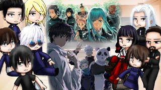 Part 1 Past Jujutsu Kaisen reacts to future students  Gacha Club  Gacha react  AU [upl. by Nala367]