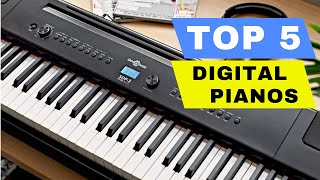 Top 5 Best Digital Piano 2024  Weighted Digital Keyboard Best Beginner Keyboard Music All Budget [upl. by Taft]