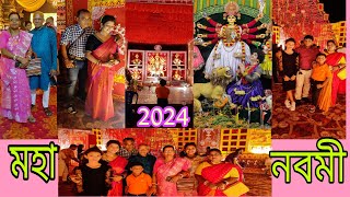 নবমী Vlog 2024❤️🙏❤️Durga puja vlog 2024❤️🙏 [upl. by Mcgray]