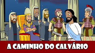 DESENHOS BÍBLICOS  JESUS A CAMINHO DO CALVÁRIO [upl. by Karna]